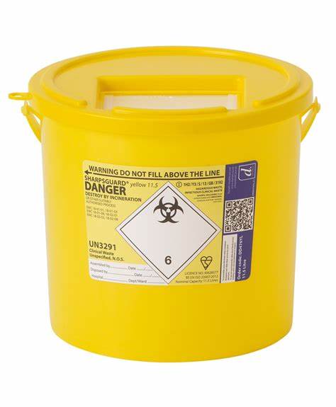 11.5 Sharp Disposal Container Bin 11.5L - Image 2