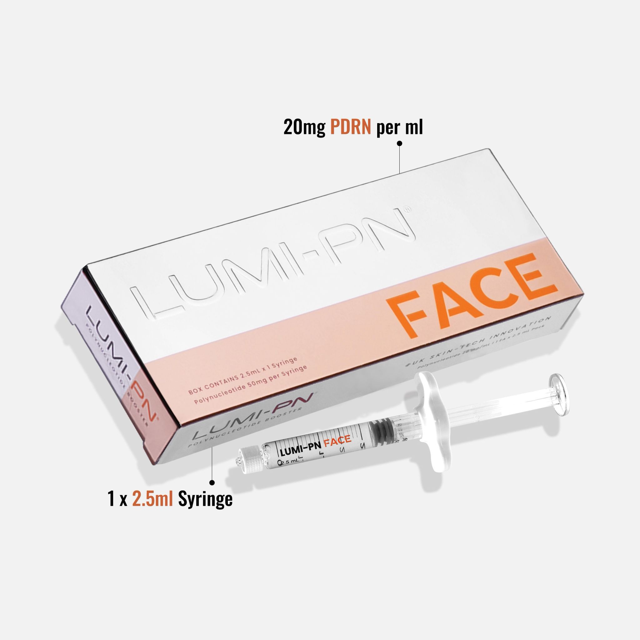 lumi-pn face syrenge LUMI-PN Face Polynucleotide Booster (PDRN) 50MG - Image 3